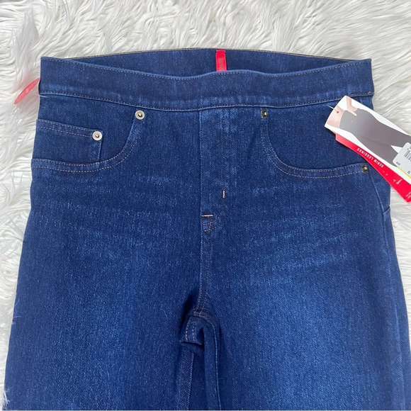 New SPANX Ready-to-Wow Denim Leggings Pacific Depth NWT Business Casual Medium - Picture 5 of 13